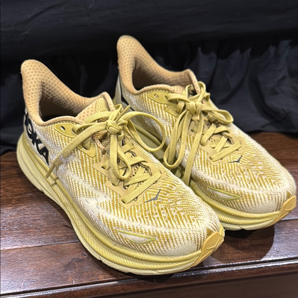 Hoka Yellow Running Shoes